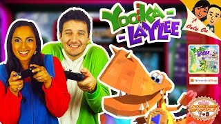 YOOKALAYLEE Coop Gameplay Lets Play Funsies in Our Onesies for the Nintendo Switch [upl. by Pancho]