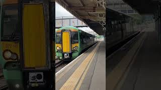 Class 377 going through FarehamFarehamSouthern [upl. by Garneau]