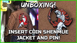 UNBOXING INSERT COIN 2024 JACKET AND MERCH  Shenmue Dojo [upl. by Eibrik]