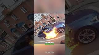 BMW Motor fängt während des Rennens Feuer vizionbro shorts viral trending [upl. by Tallia]