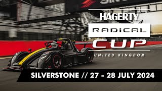 Hagerty Radical Cup UK 2024 Round 5  Silverstone  RACE 1 [upl. by Lyns]