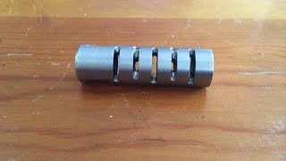 Making a Muzzle Brake Part 1 [upl. by Orlene]