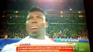 Uruguay vs Ghana national anthems [upl. by Haliak829]