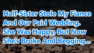 HalfSister Stole My Fiance And Our Paid Wedding She Was Happy But Now Shes Broke And Begging [upl. by Danita]