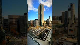 Modern Skyscrapers Against a Blue Sky amazing views [upl. by Saidee]