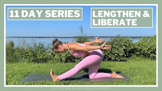 LENGTHEN amp LIBERATE  11DAY WELLNESS SERIES for Flexibility amp Peace of Mind  DAY 6 30 MIN [upl. by Nnaeilsel]