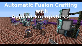 Auto Fusion Crafting with Applied Energestics 2 in Minecraft 112 [upl. by Drolyag278]