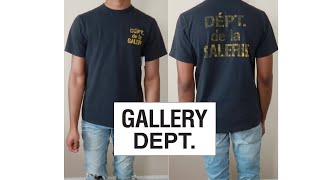 Gallery Dept French Logo Tee Review  Try on [upl. by Therine837]