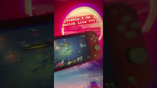 Diablo 3 On Nintendo Switch Lite Coral Runs Smooth diablo3 diablo4 18k shorts shortsvideo [upl. by Sherborne616]