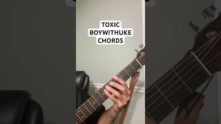 How to Play “Toxic” by BoyWithUke  Guitar Tutorial with Easy Chords [upl. by Nanor]