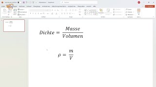 Mathematische Formeln in PowerPoint einfügen [upl. by Nnawtna]