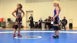 2014 Brock University Open FW 48kg Monica Wood McMaster vs Siohban Smith Western [upl. by Artenra686]