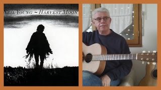 Harvest Moon  Guitar Fingerstyle  Tab  Neil Young [upl. by Paton835]