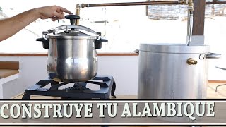 ¿Cómo HACER un ALAMBIQUE DESTILADOR de ALCOHOL o ACEITES ESENCIALES [upl. by Trilby139]