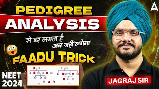 🔥Pedigree Analysis for NEET 2024  How to Solve Pedigree Problems  BY JAGRAJ SIR [upl. by Eeznyl]