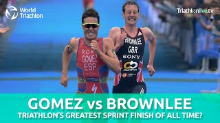 Gomez V Brownlee  An all time great sprint finish [upl. by Ruffin]