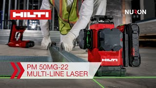 Hilti Nuron PM 50MG22 Multiline Laser  Features and Benefits [upl. by Robma805]