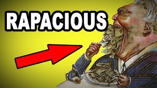 🤑 Learn English Words  RAPACIOUS  Meaning Vocabulary Lesson with Pictures and Examples [upl. by Nevil]