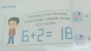 2SINF MATEMATIKA 3 XONALI SONLARNI QÓSHISH52Dars [upl. by Ateinotna]