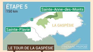 Le tour de la Gaspésie  Étape 5 de SainteAnnedesMonts à SainteFlavie  Québec maritime [upl. by Rratsal]