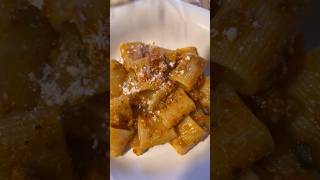 PACCHERI PASTA WITH MEAT SAUCE shorts food cooking 2023 subscribe [upl. by Alanah]