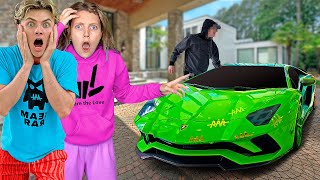 We CAUGHT the person who STOLE CARTER SHARER Lamborghini SUPERCAR [upl. by Irihs994]