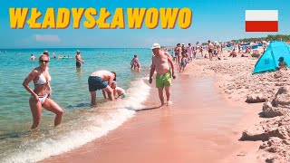 WŁADYSŁAWOWO BEACH WALK  WŁADYSŁAWOWO PLAŻA POLAND SUMMER 2023 I 4K60FPS [upl. by Lantha]