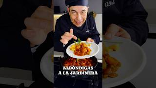 Albóndigas a la Jardinera cocina albóndigas albóndigasalajardinera recetas recetascaseras [upl. by Nylcaj]