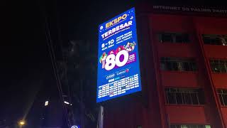 Along Jalan Wong Ah Fook Johor Bahru Malaysia Digital Billboard Ads Nearby Komtar JBCC DOOH Ads [upl. by Yuht]