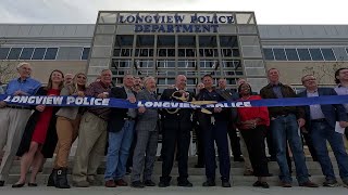 Ribbon Cutting  Full Ceremony Longview Police Dept Dec 12 2023 [upl. by Ikkaj]