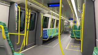 Transperth Cseries EMU Set 130 Alstom Xtrapolis  Joondalup Line Part 1 [upl. by Cassaundra]