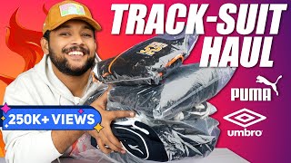 🔥 5 Best TrackSuits For Men Haul 2022 🔥  Winter Tracksuit  PUMA UMBRO CHKOKKO  ONE CHANCE [upl. by Silvain]