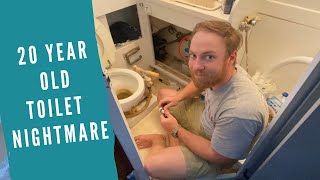 Our boat toilet exploded can we EVEN Fix this [upl. by Hawkins940]