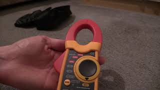 Test Time  Di Log DL 6402 clamp meter [upl. by Merralee368]