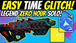 New Zero Hour TIME Glitch amp Solo LEGEND Cheese How To Get Outbreak Perfected Crafted Easy Destiny 2 [upl. by Tongue691]