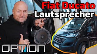 Fiat Ducato  Lautsprecher selber einbauen  OPTION [upl. by Annauqahs]