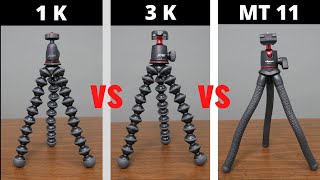 Joby Gorillapod or Ulanzi Camera Stand 1K 3K amp MT11 Review and Comparison [upl. by Imas]