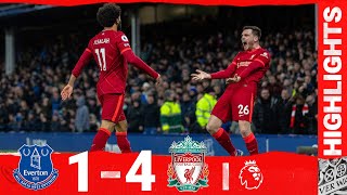 Highlights Everton 14 Liverpool  Reds ruthless in derby win at Goodison [upl. by Belda354]