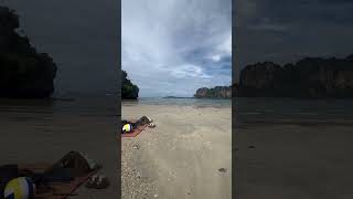 Railay Beach in the Morning glory travel traveldestinations travelling [upl. by Canale]