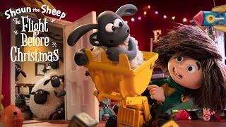 🐑🎄 Shaun the Sheep The Flight Before Christmas Movie Clips Compilation [upl. by Okeim]