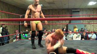 Matt Cage vs Joey ORiley for the IWAU Heavyweight Championship [upl. by Yvi133]