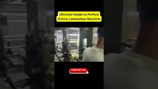 Ultimate Guide to Perfect Online Lamination Machine [upl. by Ynavoeg]