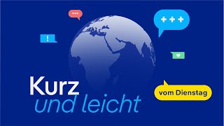 Deutsch lernen mit Videos  Kurz und leicht vom 05112024 mit deutschen Untertiteln [upl. by Ileray823]