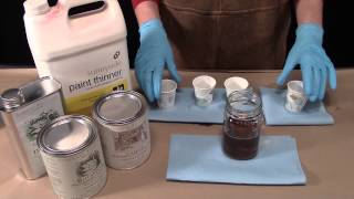 Diluting High Lustre Tung Oil [upl. by Oznerol]