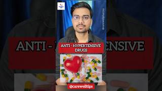 Anti hypertensive drugs pharmacy medicals carewelltips carewellpharma [upl. by Ylicic]