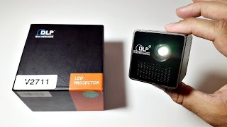 Awesome Ultra Mini DLP Projector  1080p HD Movies  1000mAh Battery [upl. by Saraann]