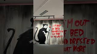 Munich🫶banksy exhibition munich love life photography people autumn hotel germany [upl. by Shlomo]