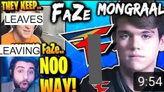 Mongraal LEAVES FaZe [upl. by Avera934]