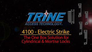 4100 Electric strike  for use with Cylindrical and Mortise Locks devices [upl. by Alma455]