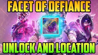 Facet of Defiance location and unlock  Destiny 2 [upl. by Lange809]